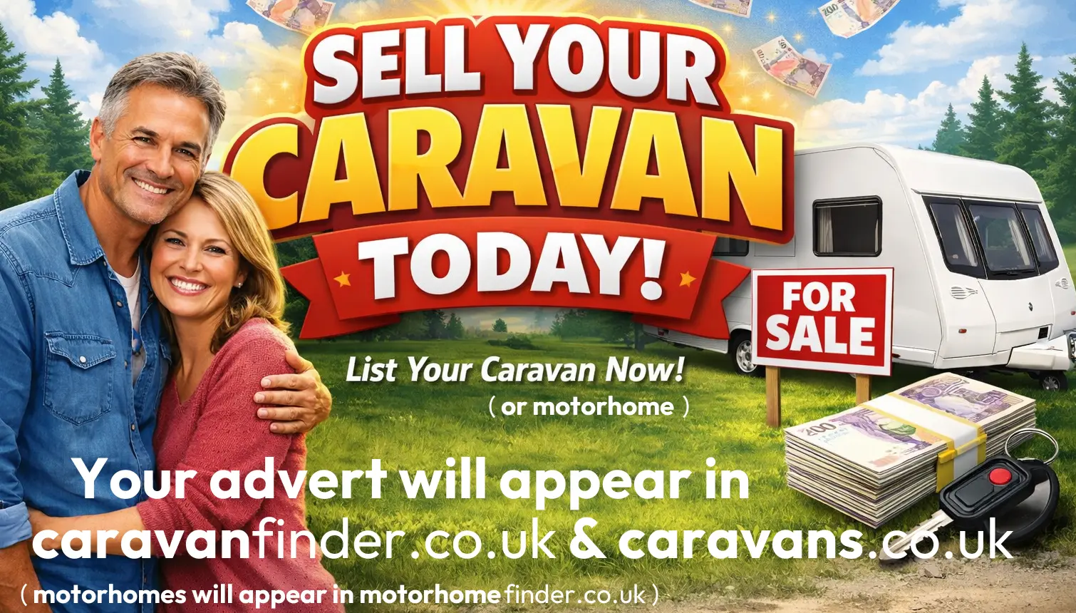 Sell caravans or motorhomes on Caravan Finder
