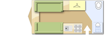 Fleetwood Heritage 490 caravan layout