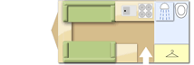 Sterling Topaz, 2006 caravan layout