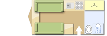 Sterling Continental 480, 2014 caravan layout