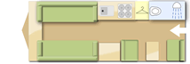 Swift Basecamp 3, 2025 caravan layout