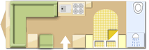 Adria Alpina Mississippi, 2023 caravan layout