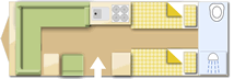 Bailey Pegasus Grande Rimini SE, 2023 caravan layout