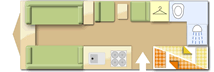 Coachman Acadia 580, 2020 caravan layout