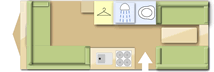 Swift Challenger 490, 2005 caravan layout