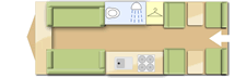 Swift Basecamp 6, 2022 caravan layout